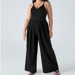 Halara Breezeful Pocket Wide Leg Quick Dry Jumpsuit Sz PL